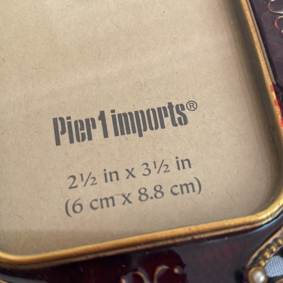 Bejeweled with Pearls Table Top Picture Frame - Picture 3 of 7